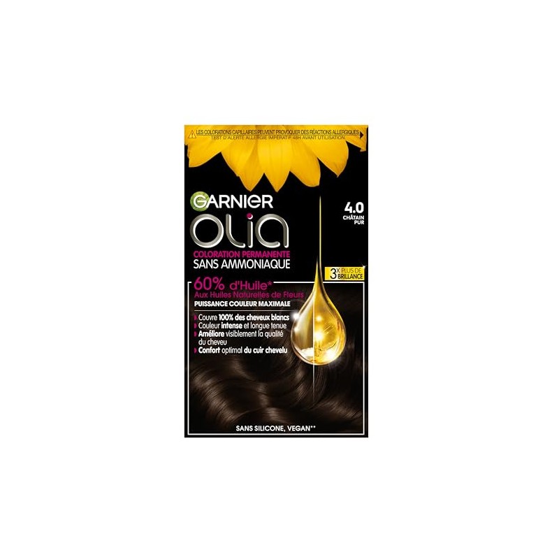 Garnier - Olia - Ammonia-free oil-based chestnut hair dye