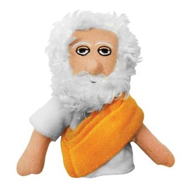 The Unemployed Philosophers Guild Plato Plush Finger Puppet and Refrigerator Magnet