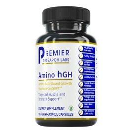 Premier Research Amino Hgh, Soporte De Hormona De Crecimient
