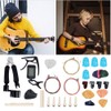 Guitar Accessories Kit Tuner Strings Changing Capo Picks Nail Cover