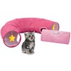 PAOPO Cat Tunnel, Large Indoor Durable Collapsible Interactive Cat Tube
