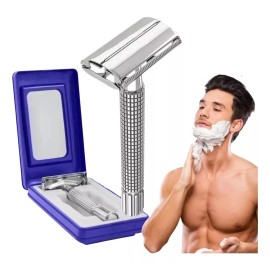 Veraly Rastrillo Mariposa Clásico Acero Inoxidable + 50 Navajas