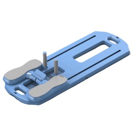 Pilates Board - Multi-Purpose Foldable Pilates Reformer Board for Home, Pilates Sliding Board (Blue)