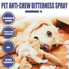 Bitter Apple Spray for Dogs to Stop Chewing, 50ML. No Chew Spray for Dogs & Pets. Effective Anti Scratch Furniture Protector. Dog Deterrent Anti Chew Spray. Alcohol Free, Safe Formula.
