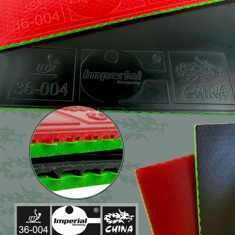 Imperial China Special Sponge (1.5 mm - Red)