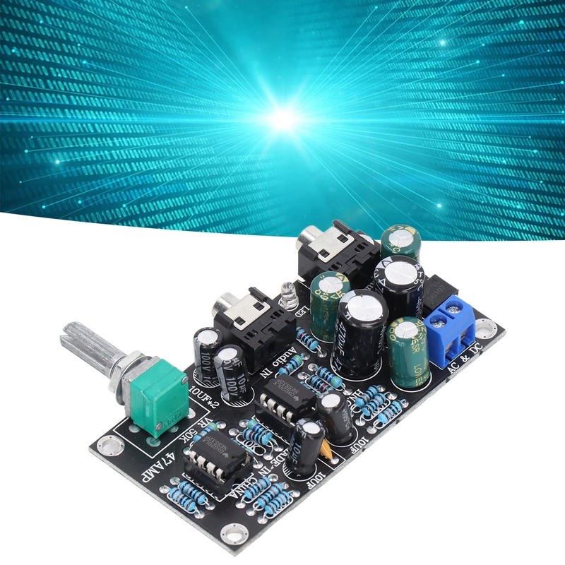 Headphone Amplifier Board Audio OP AMP Module 2 Channel Portable