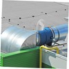 LALAFINA Outdoor PVC Windproof Ventilation Cap for Kitchen Exhaust Durable