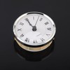 MovFlax Mini Round Quartz Clock Insert, 3-1/8 Inch (80 mm),