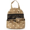 LuLu&berry Mini Backpack in Bag, B Type, Polka Dot Brown