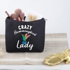 JNIAP Hummingbird Gifts Crazy Hummingbird Lady Cosmetic Bag Bird Lover