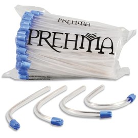 Keystone 12-00110 Prehma Saliva Ejectors Clear with Blue Bonded Tip 6 100/Pk