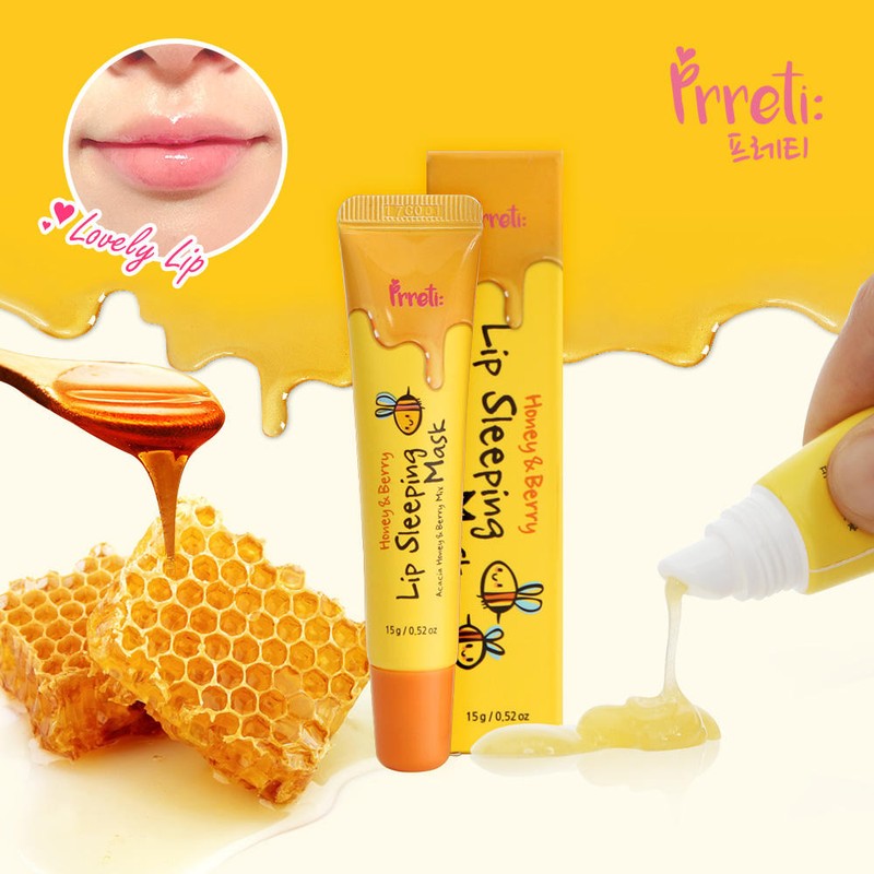 Pretty Honey & Berry 프레티 허니앤베리 립 슬리핑 마스크팩 15g