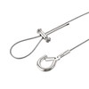 sourcing map Picture Hanging Wire Kit, 2Set 1M Adjustable Hanger
