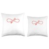 Infinite Infinity Love Throw Pillow