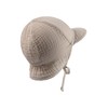 Sterntaler Boys' Peaked Cap Neck Reversible Sun Hat, beige, 49