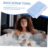 Toalla exfoliante doble cara azul – limpieza profunda y piel