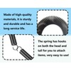 Lhbwhiz Pack of 4 tension springs, stainless steel small tension