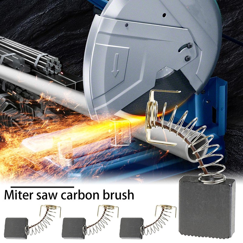 EMSea 2 Pairs of 17x17x7mm Carbon Brushes Compatible with Bosch