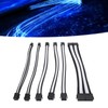 6PCS PC Extension Cable Set 30cm 24 Pin Motherboard Extension