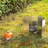 Camping Stove Wind Protection 16 Plates Foldable Wind Protection Camping