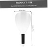 Baluue 4Pcs Hairdressing Shield Portable Mask for Hair Cutting Slip
