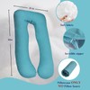 Elyxen Pregnancy Pillow Cover - U Shaped Pillow Case -