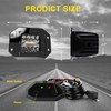 SLARY 2 Packs 5 Inch Flush Mount LED Pods 6