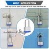HZSY Laminated Steel Keyed Padlock (1-9/16", 40mm)，Keyed Alike Locks，Packed of