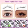 Natural Lash Clusters Anime Eyelash Clusters Short Manga Lash Extension