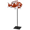 Design Toscano Japanese Floating Koi Sculpture: Large