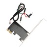 Computer Power Reset Switch PCIE Card Precise Control Thickened Gold