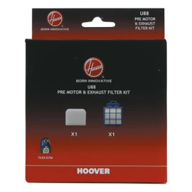 Hoover 35601868 U88-Telios Filter Kit Filtri Pre Motore e in Uscita, Plastica, Misto