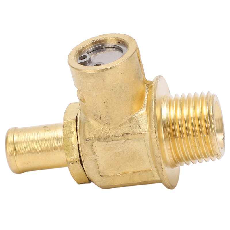 F110N Engine Oil Drain Valve with LC‑10 Lever Clip 3/8‑18