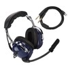 General Aviation Headset, GA Dual Plug Pilot Headphone 3.5mm Plug