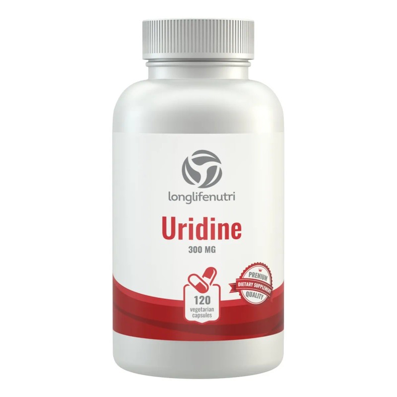 Uridine Monophosphate 300mg - 120 Vegetarian Capsules | Made