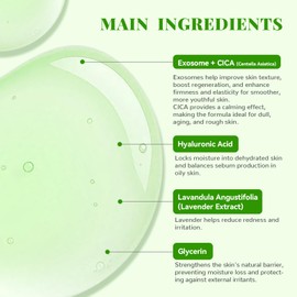 ANAI RUI ANAI RUI Exosome Cica Serum,Exosomes for Skin, with Hyaluronic Acid,Soft Skin, Glass Skin,Low-irritating, Moisturizing 1.05 Fl.oz