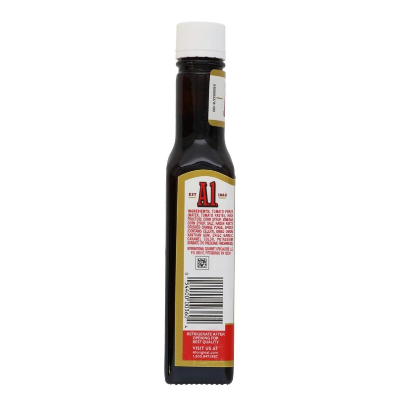 A.1. THICK & HEARTY STEAK SAUCE, 5OZ BTL, FOR STEAK,