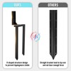 1 Pcs Fence Post Repair Kit, Heavy Duty Fence Post
