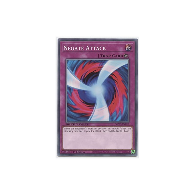Negate Attack - SGX3-ENB18 - Common - 1st Edition