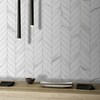 sunwings 10 PCS Peel and Stick Leaf Waterjet Backsplash Self