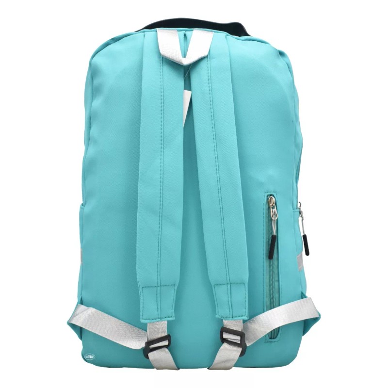 Lluvia Mochila Love Conejo Lisa Bordada Celeste Primaria Ll23bjy001 Lluvia