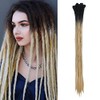 24 Inch 10 Strands Ombre Synthetic Dreads Handmade Dreads Extensions