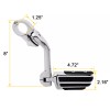 TCMT Adjustable Long Highway 1-1/4" 1.25" Bars Foot Pegs Fit