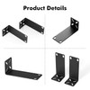 MokerLink Rack Mount Kit for 10.6 inch Switches, Adjustable Hole