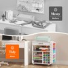 Lifewit Rolling Craft Cart with Pull-Out Tray and Drawer, Organizers