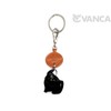 Black Cat Kakakaki Genuine Leather Cat Keychain Bankakraft Leather Story
