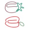 100pcs Paper Clips Increased Slip Resistance Rust Prevention Portable Metallic