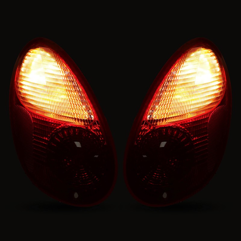 HECASA Tail Lights Replacement Compatible with 2006-2010 Chrysler PT Cruiser