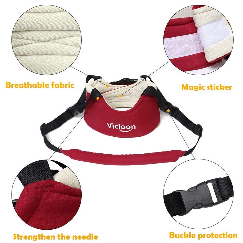 Vicloon Hand-held Baby Walker Toddler Walking Assistant Helper Kid Safe