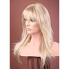Forever Young Ladies Ash Blonde Long Flicked Layers Wig